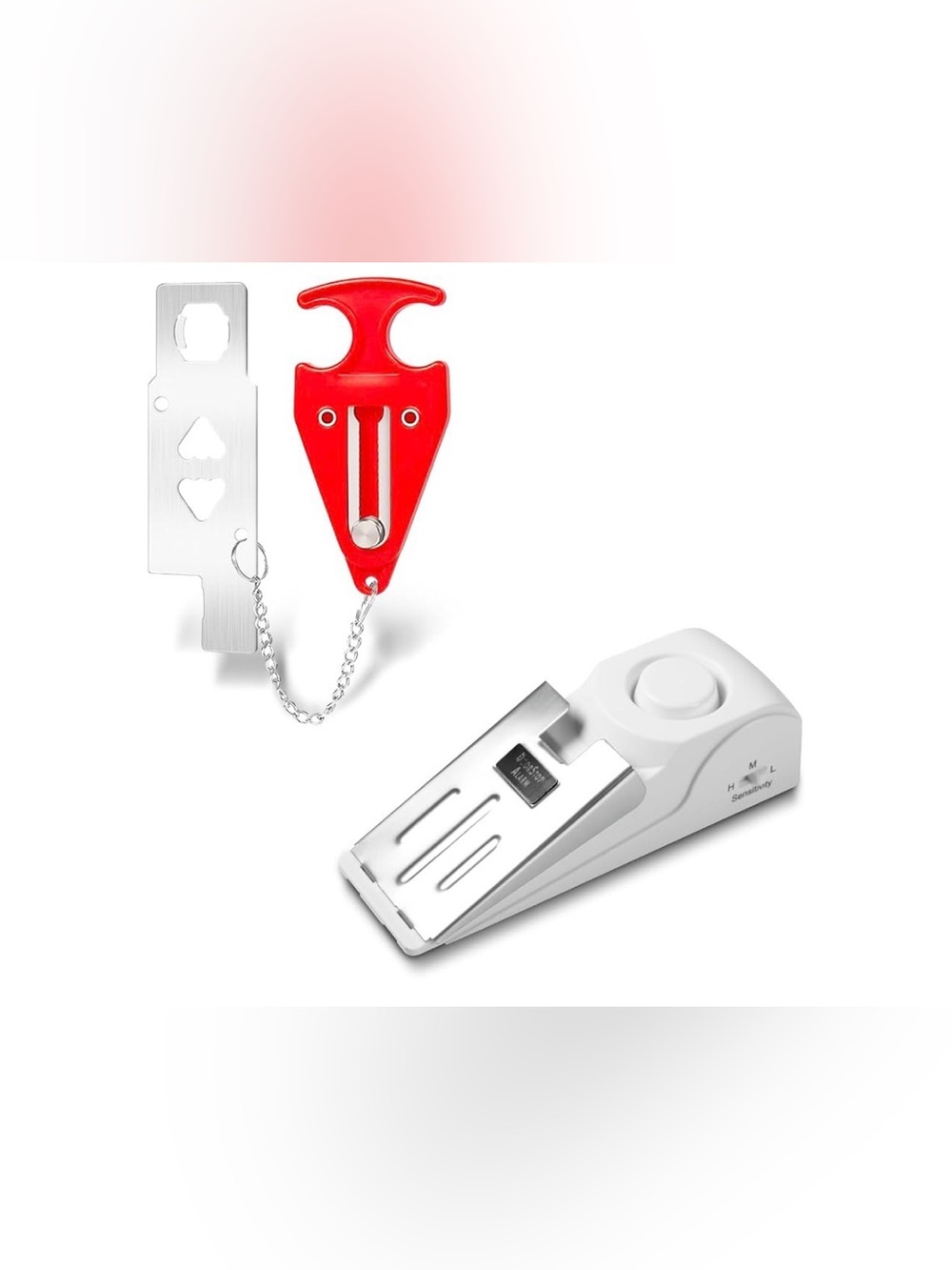 NWT Portable Doorstop Alarm and Traveling Hotel Door Lock No Instal Req